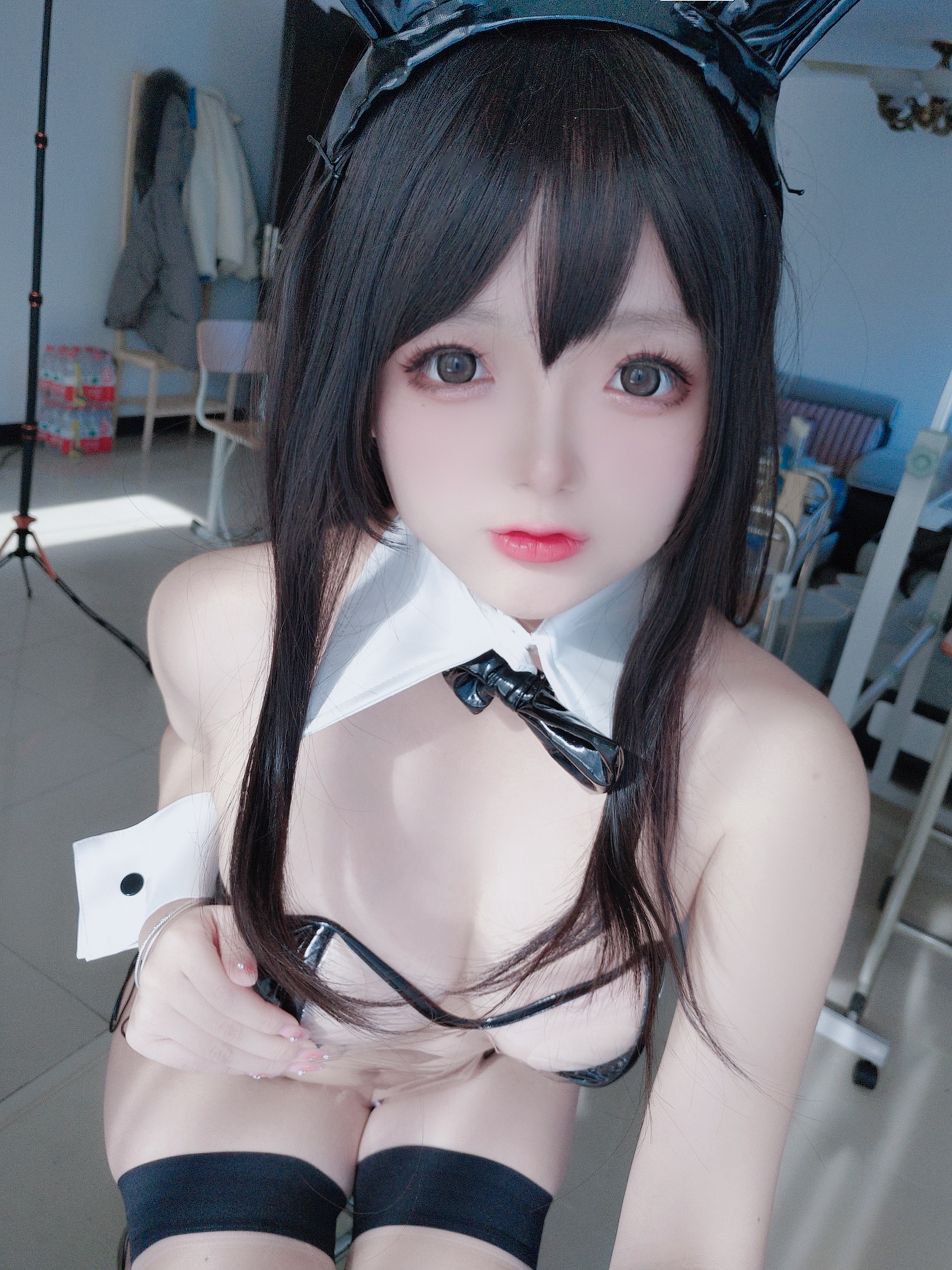 图片[1]-日奈娇 – NO.234 透明兔女郎自拍[40P]-XikXak
